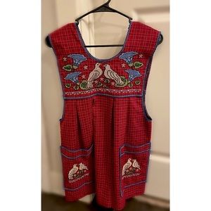 Authentic handmade Mexican apron.